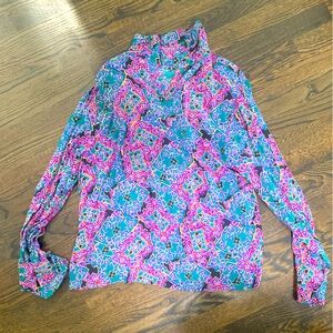 Vintage CC Courtenay 100% Silk Blouse